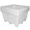 222 Gallon Natural Heavy Duty Bin, 4-Way Base, ArmorBin® 1033 -Pagagoo Shop 1000 natural 1