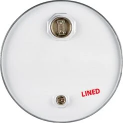 16 Gallon Tight Head Steel Drum, UN Rated, 2" & 3/4" Fittings, Lined -Pagagoo Shop 16 gallon tight head steel drum un rated 2 inches and 0.75 inches fittings lined 26wt16 2