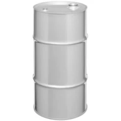 16 Gallon Tight Head Stainless Steel Drum, UN Rated, 2" & 3/4" Fittings