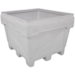 229 Gallon Natural Heavy Duty Bin, 4-Way Replaceable Base, ArmorBin® 3036