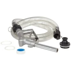 8' PVC Hose Kit, Aluminum Nozzle, 2" NPT Bung Adapter W/Camlock, For Drums Or IBC Totes