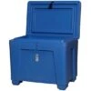Polar® PB11HL - 82 Gallon Insulated Bin W/Hinged Lid, Castors & Drain (11 Cu. Ft.) -Pagagoo Shop 26bp3d 1