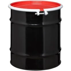 20 Gallon TIH Steel Overpack Drum, UN Rated, Cover W/Bolt Ring Closure
