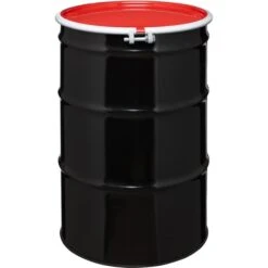 55 Gallon TIH Steel Overpack Drum, UN Rated, 16GA, Cover W/Bolt Ring Closure