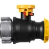 2" Camlock Ball Valve For 75mm IBC Tote Outlets W/Cap, Metal Collar And Gasket -Pagagoo Shop 26wa05 1 1