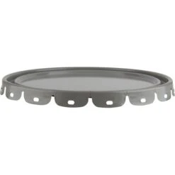 24 Gauge Gray Steel Lug Cover, UN Rated, Pigmented Phenolic Lined (S3 Series)