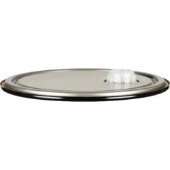 26 Gauge Black Steel Dish Cover, Unlined W/Rieke Flexspout (S3 Series) -Pagagoo Shop 26wd6i 2 3
