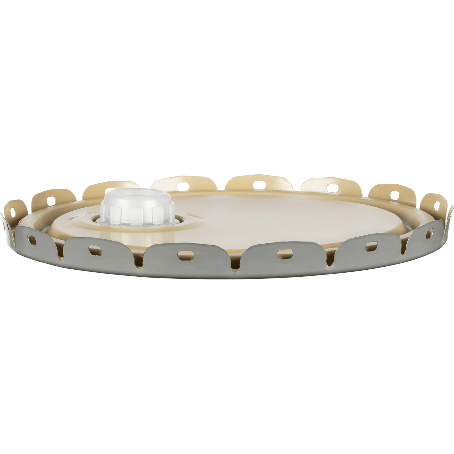 24 Gauge Gray Steel Lug Cover, Epoxy Phenolic Lined W/Rieke Flexspout® (S3 Series) 4 24 Gauge Gray Steel Lug Cover, Epoxy Phenolic Lined W/Rieke Flexspout® (S3 Series) - Image 2