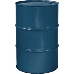 55 Gallon Superior Blue Tight Head Steel Drum, Reconditioned, UN Rated, 2" & 3/4" Fittings, Lined