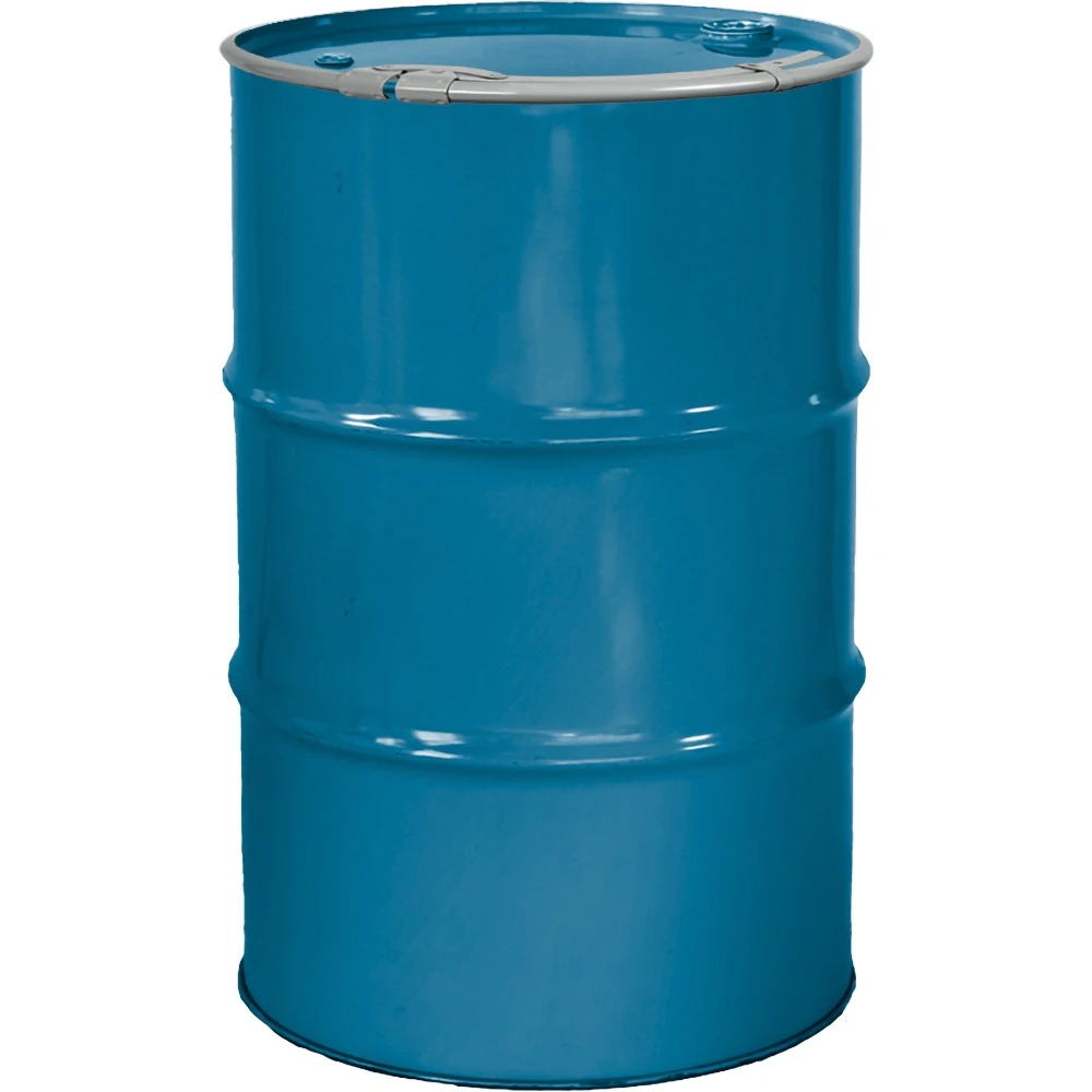 55 Gallon Ashland Blue Steel Drum, Reconditioned, Unlined, Cover W/Lever Lock Ring, 2" & 3/4" Fittings 3 55 Gallon Ashland Blue Steel Drum, Reconditioned, Unlined, Cover W/Lever Lock Ring, 2" & 3/4" Fittings