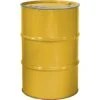 55 Gallon Center Line Yellow Steel Drum, Reconditioned, Unlined, Cover W/Lever Lock Ring, 2" & 3/4" Fittings -Pagagoo Shop 26wrc6 1