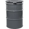 55 Gallon Durkee Gray Steel Drum, Reconditioned, UN Rated, Unlined, Cover W/Bolt Ring, 2" & 3/4" Fittings 1 55 Gallon Durkee Gray Steel Drum, Reconditioned, UN Rated, Unlined, Cover W/Bolt Ring, 2" & 3/4" Fittings -Pagagoo Shop 26wrf8 1