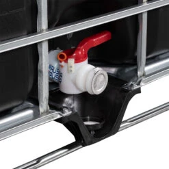 275 Gallon Black IBC Tote, New, 2" Camlock Valve, Composite Pallet -Pagagoo Shop 275 gallon black ibc tote 2 inch camlock valve composite pallet 26wbt2 4