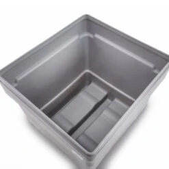 340 Gallon Gray Heavy Duty Bin, 2-Way Molded Base, MonsterCombo® 2851 -Pagagoo Shop 2800 gray 2 16