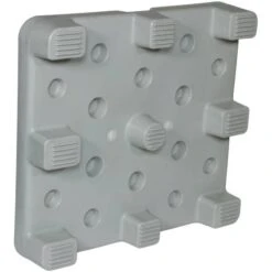 340 Gallon Gray Heavy Duty Bin, 4-Way Removable Socket Base, MonsterCombo® 2951