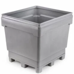 340 Gallon Gray Heavy Duty Bin, 4-Way Replaceable Base, MonsterCombo® 2951