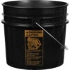 3.5 Gallon Black Plastic Pail (90 Mil), UN Rated, W/Metal Handle (P7 Series) -Pagagoo Shop 3.5 gallon black plastic pail 90mil un rated with metal handle 57wp3b 1