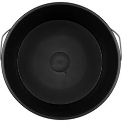 3.5 Gallon Black Plastic Pail (90 Mil), UN Rated, W/Metal Handle (P7 Series) -Pagagoo Shop 3.5 gallon black plastic pail 90mil un rated with metal handle 57wp3b 3