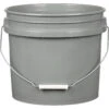 3.5 Gallon Gray Plastic Pail With Metal Handle, UN Rated (P6 Series) -Pagagoo Shop 3.5 gallon gray plastic pail with metal handle un rated 57wm3a 1 1