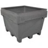 377 Gallon Gray Heavy Duty Bin, 4-Way Replaceable Base, ArmorBin® 3056 -Pagagoo Shop 3000 gray 1 6