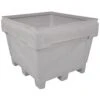 207 Gallon Natural Heavy Duty Bin, 4-Way Replaceable Base, ArmorBin® 3033 -Pagagoo Shop 3000 natural 1