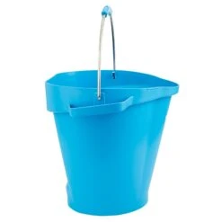 5 Gallon Blue Plastic Bucket W/Spout, Stainless Steel Handle -Pagagoo Shop 34ba63 2