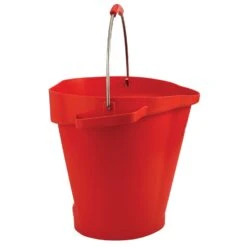5 Gallon Red Plastic Bucket W/Spout, Stainless Steel Handle -Pagagoo Shop 34ba65 2