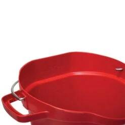 5 Gallon Red Plastic Bucket W/Spout, Stainless Steel Handle -Pagagoo Shop 34ba65 3