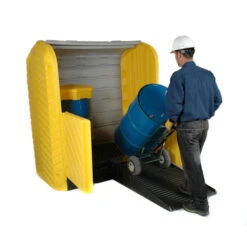 2-Drum Ultra-Hard Top P2 Plus Spill Pallet (With Drain) - UltraTech 9613 -Pagagoo Shop 37bht3 3
