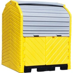 4-Drum Ultra-Hard Top P4 Plus Spill Pallet (With Drain) - UltraTech 9637