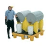 2-Drum Rack Containment System, With Drain - UltraTech 2384 -Pagagoo Shop 37br04 1 1