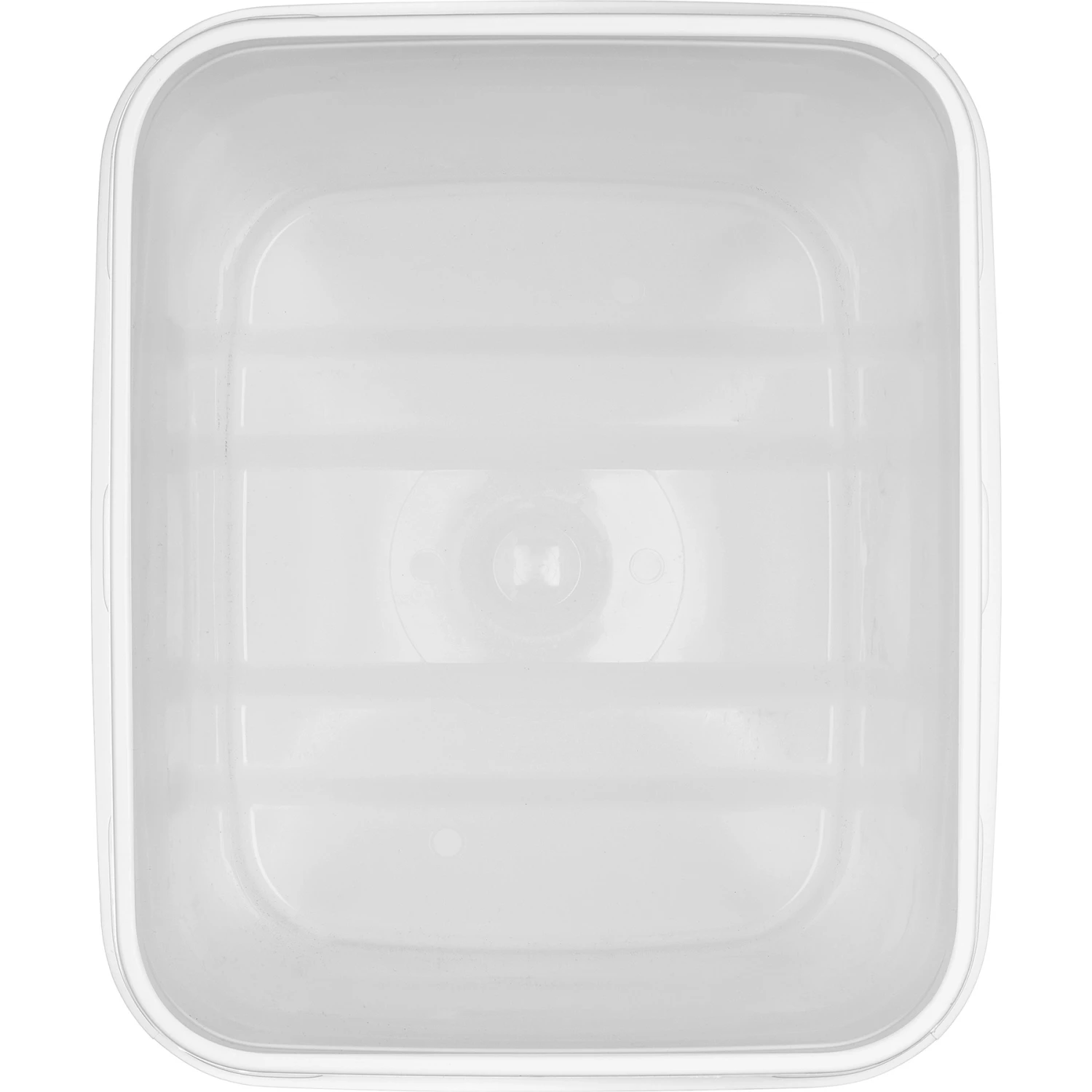 5.3 Gallon White EZ Stor® HDPE Plastic Container W/Handle 5 5.3 Gallon White EZ Stor® HDPE Plastic Container W/Handle - Image 3
