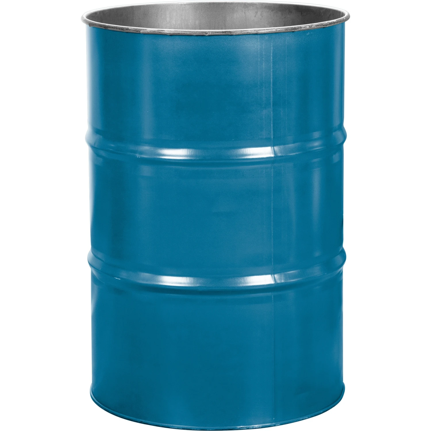 55 Gallon Ashland Blue Steel Drum, Reconditioned (No Cover)