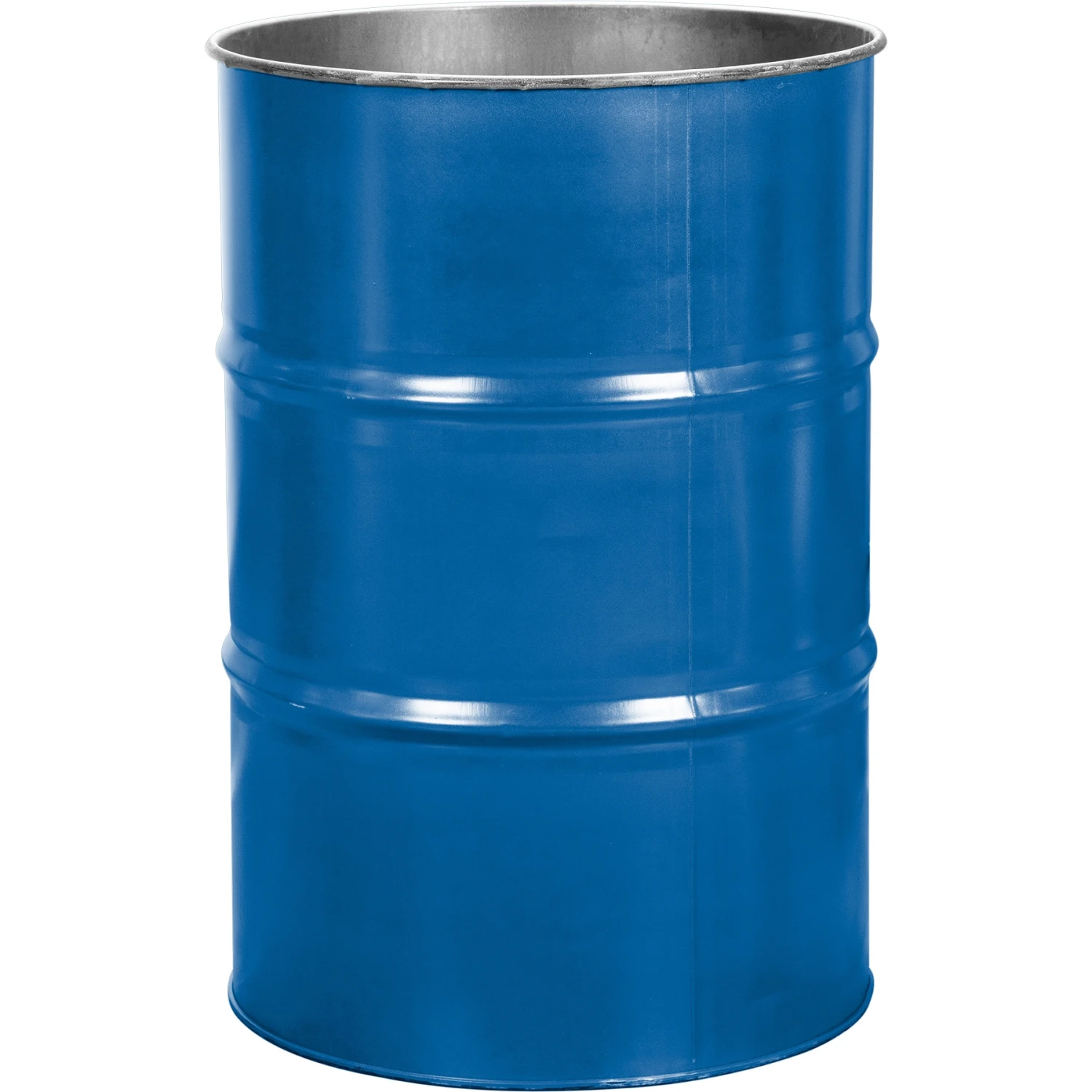 55 Gallon Coleman Blue Steel Drum, Reconditioned (No Cover) 3 55 Gallon Coleman Blue Steel Drum, Reconditioned (No Cover)