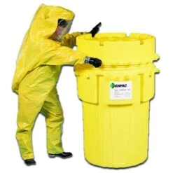 180 Gallon Yellow Overpack Plastic Drum W/Screw On Lid -Pagagoo Shop 56blp8 2 1