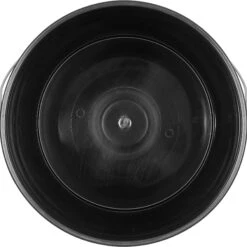 5 Gallon Black Plastic Pail (90 Mil), With Metal Handle (P5 Series) -Pagagoo Shop 56w05b 3 3