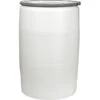 55 Gallon Natural Plastic Drum, UN Rated, Cover W/Metal Lever Lock, 2" & 3/4" Fittings 2 55 Gallon Natural Plastic Drum, UN Rated, Cover W/Metal Lever Lock, 2" & 3/4" Fittings -Pagagoo Shop 56w56n 1 3