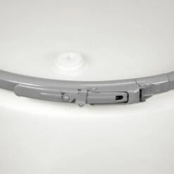 55 Gallon Natural Plastic Drum, UN Rated, Cover W/Metal Lever Lock, 2" & 3/4" Fittings -Pagagoo Shop 56w56n 3 2