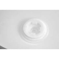 55 Gallon Natural Plastic Drum, UN Rated, Cover W/Metal Lever Lock, 2" & 3/4" Fittings -Pagagoo Shop 56w56n 4 1