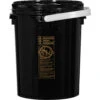 5 Gallon Black Regrind Plastic Pail W/Plastic Handle, UN Rated -Pagagoo Shop 56w5mb 1