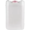 5 Gallon (20L) Rectangular Natural Plastic Tight Head, 70mm (6TPI), Vent, UN Rated
