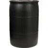 55 Gallon Black Tight Head Plastic Drum, Reconditioned, UN Rated, 2" NPT & 2" Buttress -Pagagoo Shop 56wk5r 1