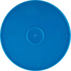 3.5 Gallon Chevron Blue Plastic Pail With Metal Handle (P5 Series) -Pagagoo Shop 56wp3b 3