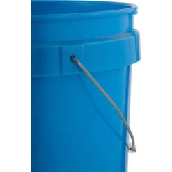 3.5 Gallon Chevron Blue Plastic Pail With Metal Handle (P5 Series) -Pagagoo Shop 56wp3b 4