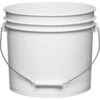 3.5 Gallon White Plastic Pail With Metal Handle (P5 Series) -Pagagoo Shop 56wp3w 1 4