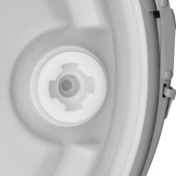 57 Gallon Blue Plastic Drum, UN Rated, 2" & 3/4" Fittings, Cover W/Lever Lock Ring Closure -Pagagoo Shop 57 gallon blue open head plastic drum un rated 2 22 and 3 4 22 fittings cover with lever lock ring closure 56w54b 4