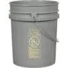 5 Gallon Gray Plastic Pail W/Metal Handle, UN Rated (P6 Series) 1 5 Gallon Gray Plastic Pail W/Metal Handle, UN Rated (P6 Series) -Pagagoo Shop 57wm5a 1 2
