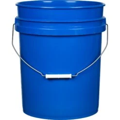 5 Gallon Blue Plastic Pail (90 Mil) W/ Metal Handle, UN Rated (P6 Series) -Pagagoo Shop 57wm5b 2 1 1