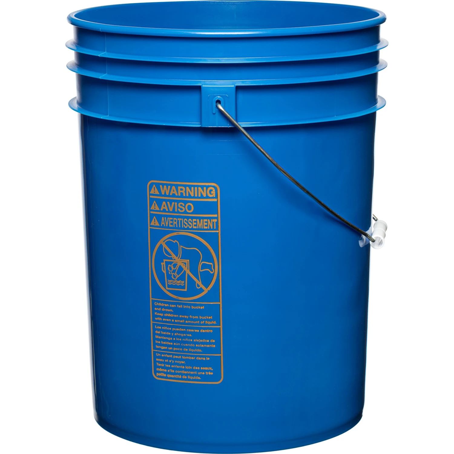 5 Gallon (20L) Chevron Blue Plastic Pail W/Metal Handle (P7 Series) 3 5 Gallon (20L) Chevron Blue Plastic Pail W/Metal Handle (P7 Series)