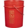 5 Gallon Red Plastic Pail (90 Mil), W/Metal Handle (P7 Series) -Pagagoo Shop 57wnr5 1
